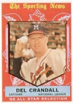 1959 Topps Baseball Cards      567     Del Crandall AS